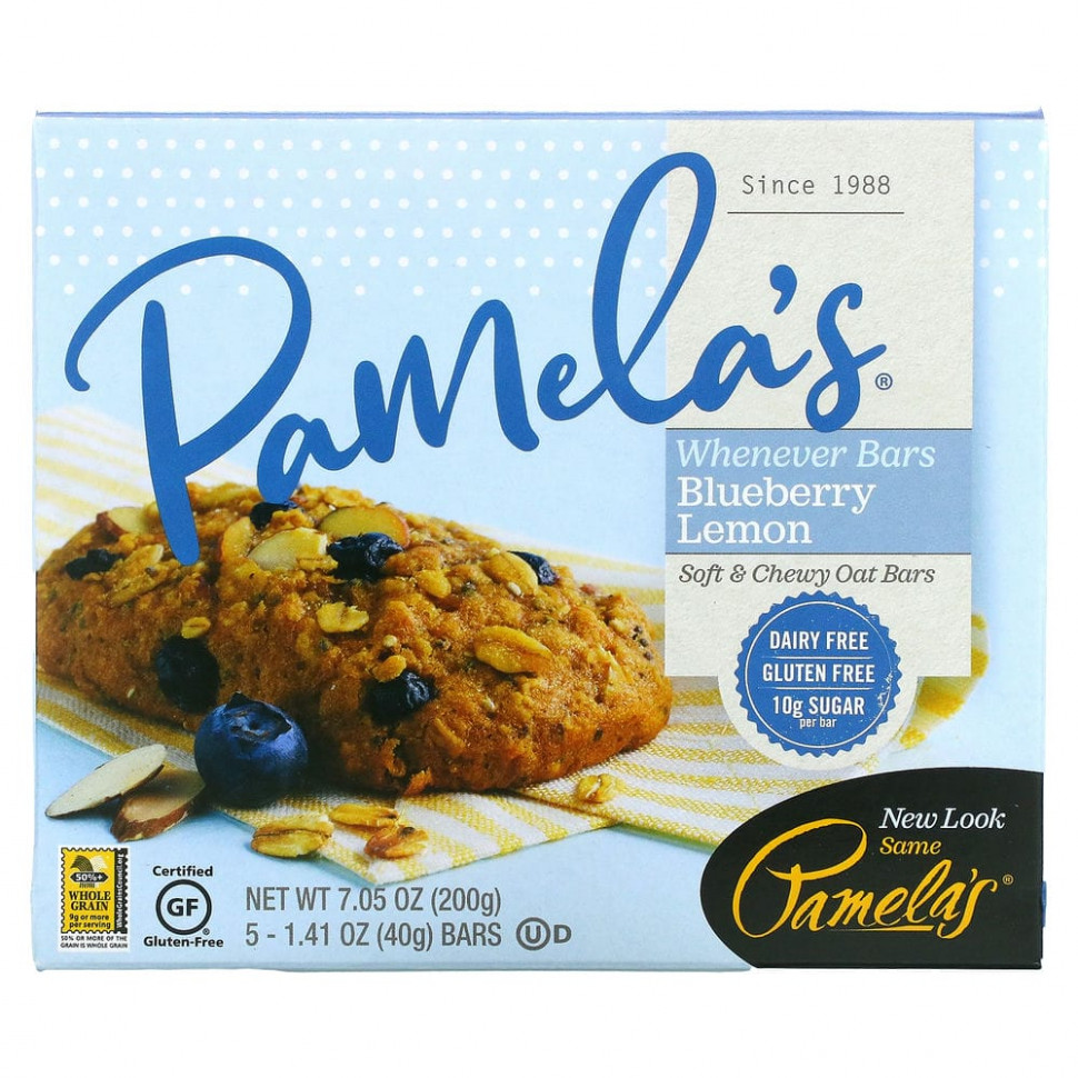   Pamela's Products, Wheever Bars, ,   , 5 , 40  (1,41 )     -     -,    