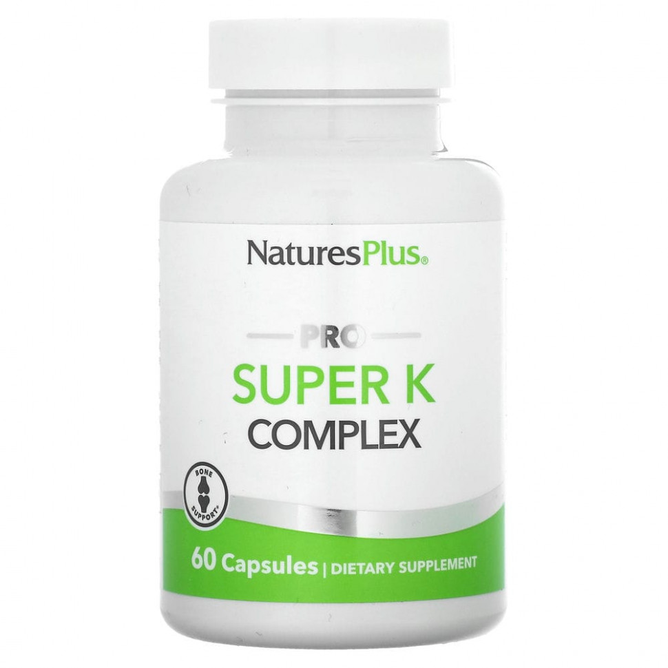   NaturesPlus, Pro Super K Complex, 60     -     -,    