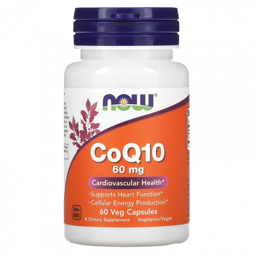   NOW Foods, CoQ10, 60 , 60      -     -,    