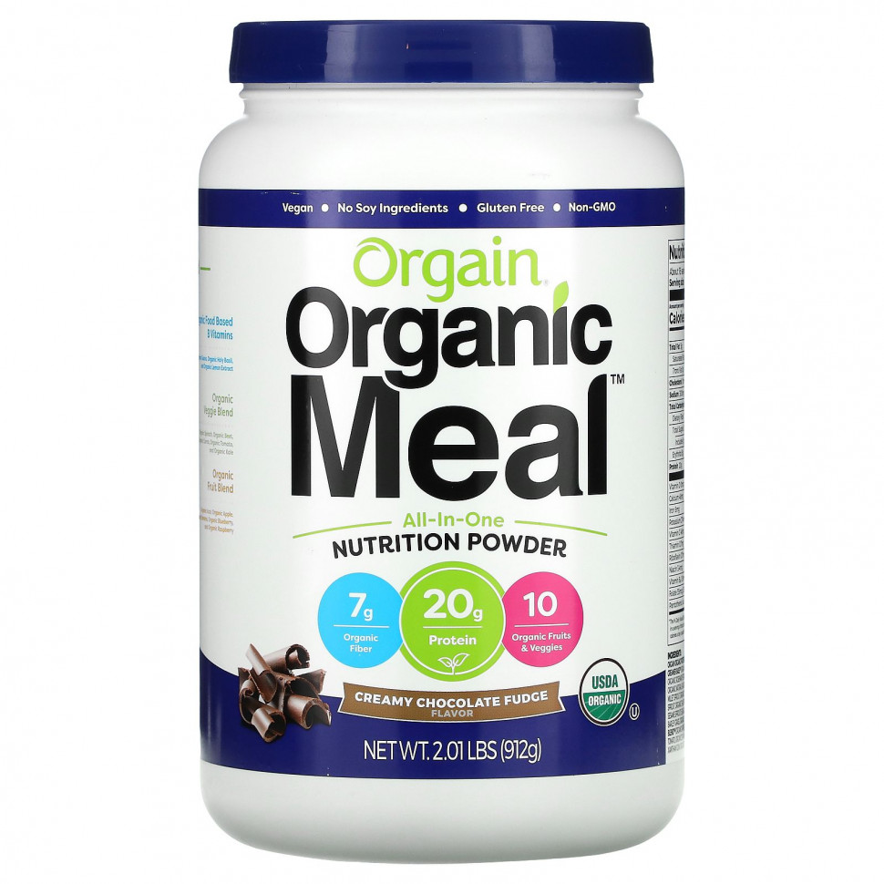   Orgain, Organic Meal,   ,   , 912  (2,01 )    -     -,    