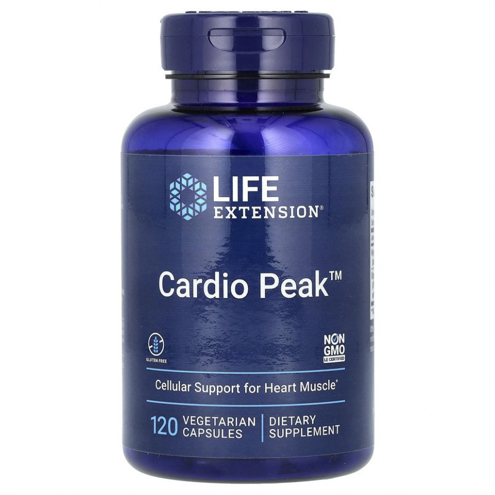   Life Extension, Cardio Peak, 120      -     -,    