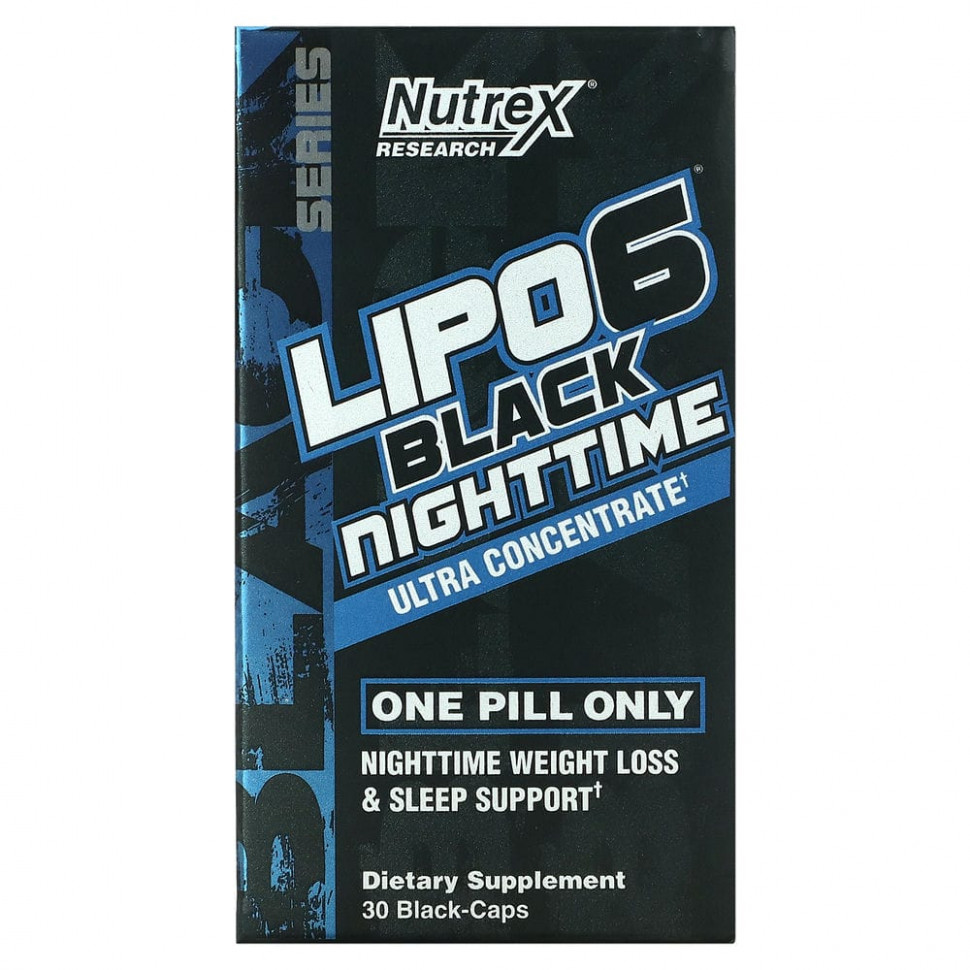   Nutrex Research, LIPO-6 Black Nighttime, , 30      -     -,    