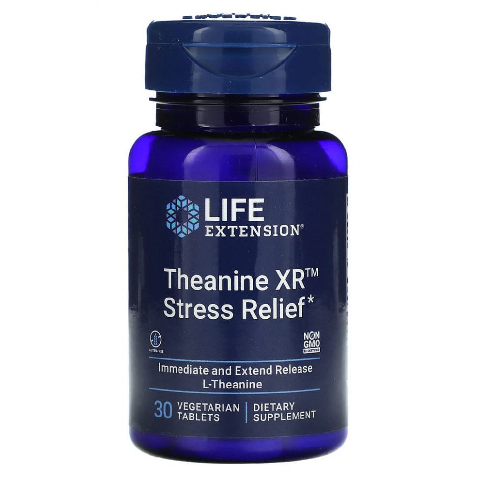   Life Extension, Theanine XR Stress Relief, 30      -     -,    