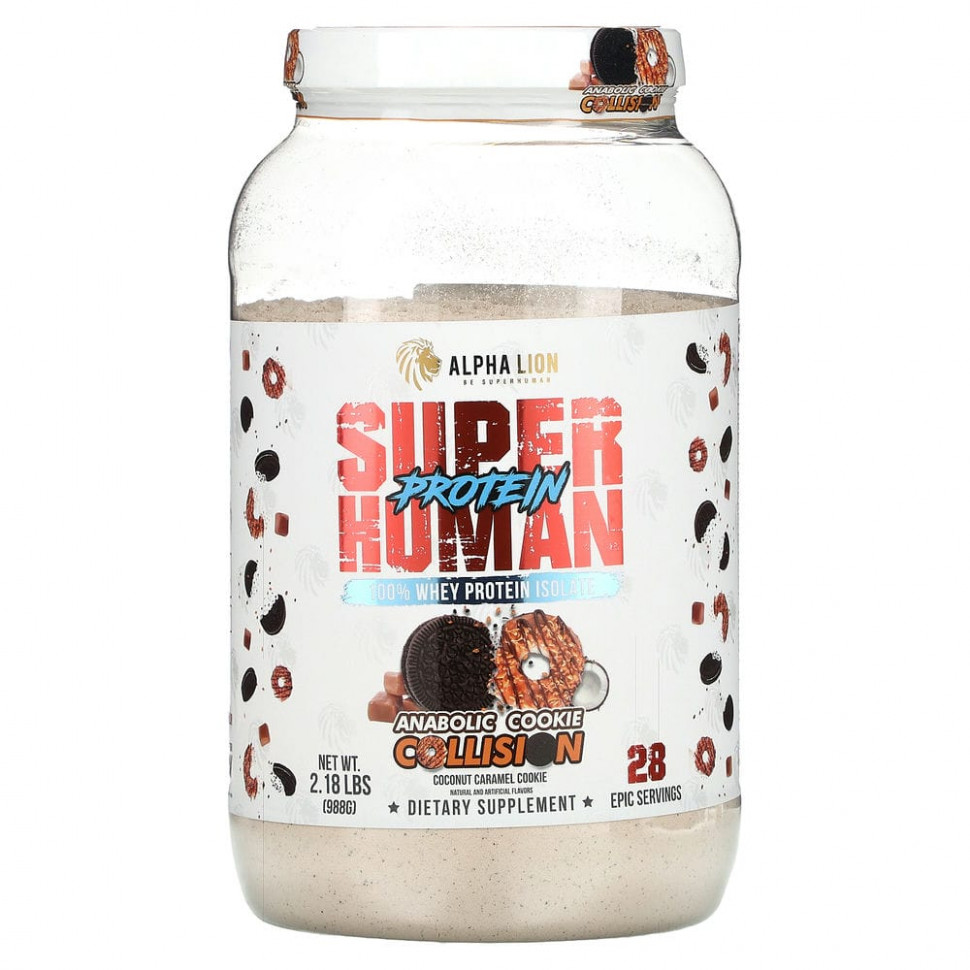   ALPHA LION, SuperHuman Protein, Anabolic Cookie Collision,     , 988  (2,18 )    -     -,    