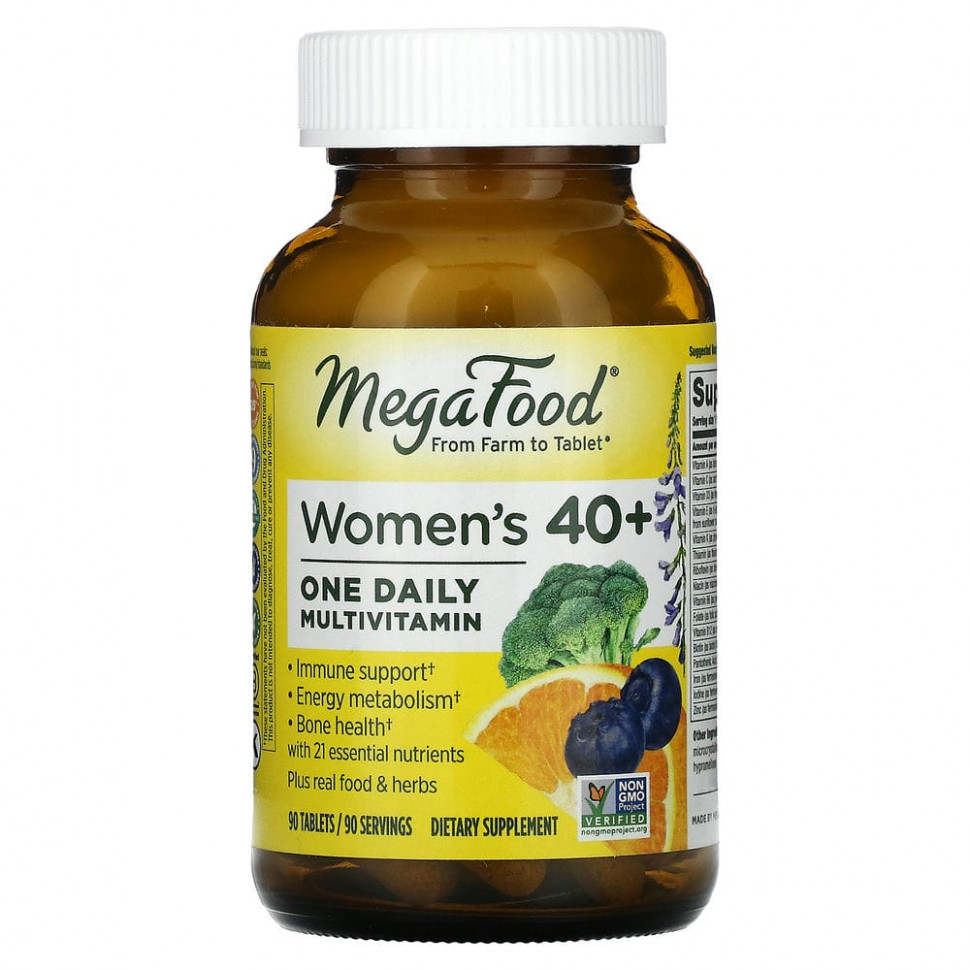   MegaFood, Women Over 40,     40 ,      , 90     -     -,    