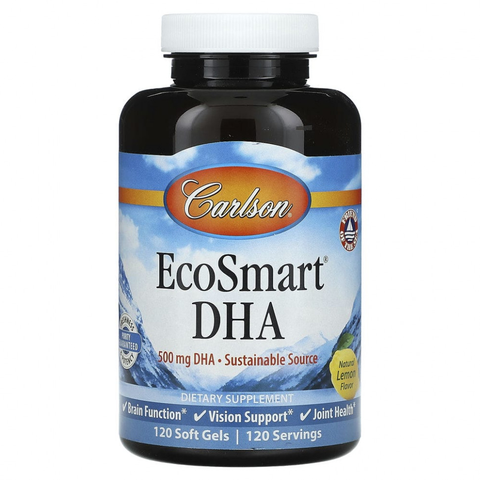   Carlson, EcoSmart DHA,  , 500 , 120      -     -,    