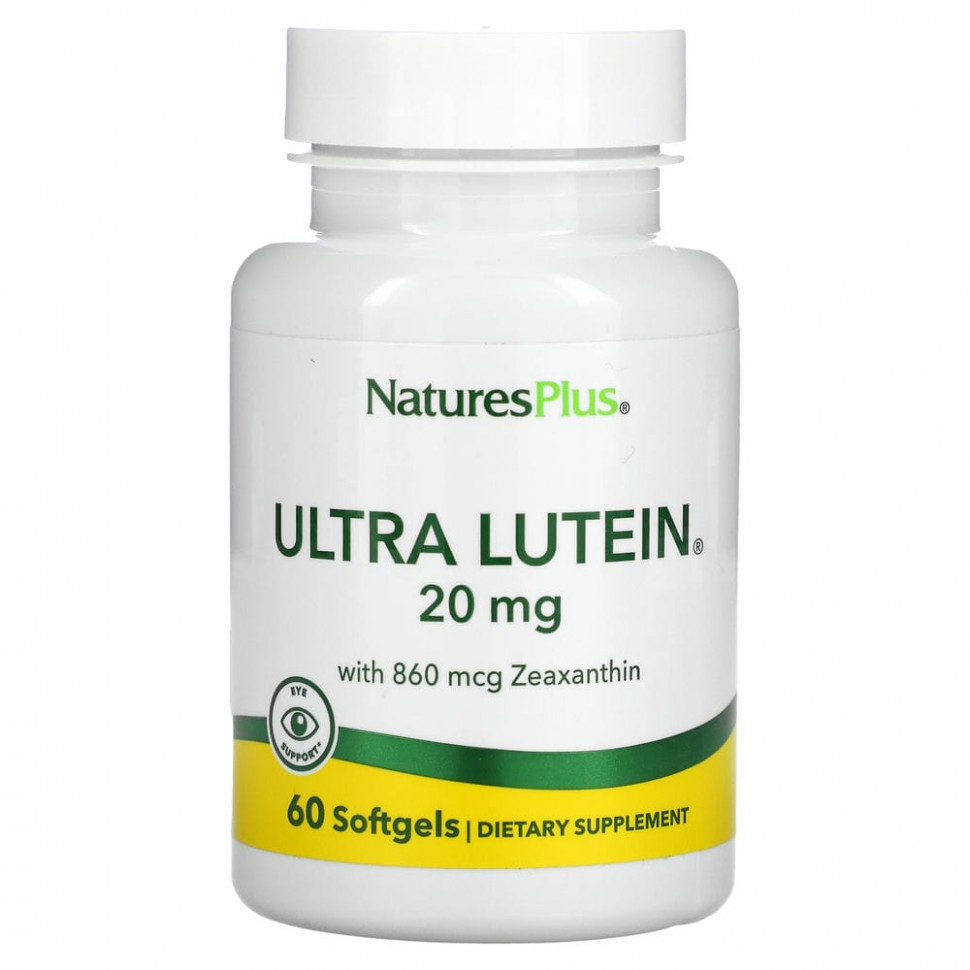   NaturesPlus, Ultra Lutein,   , 20 , 60     -     -,    