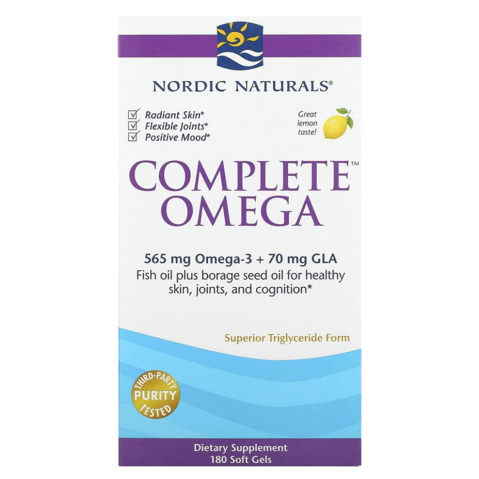   Nordic Naturals, Complete Omega,  , 1000 , 180      -     -,    