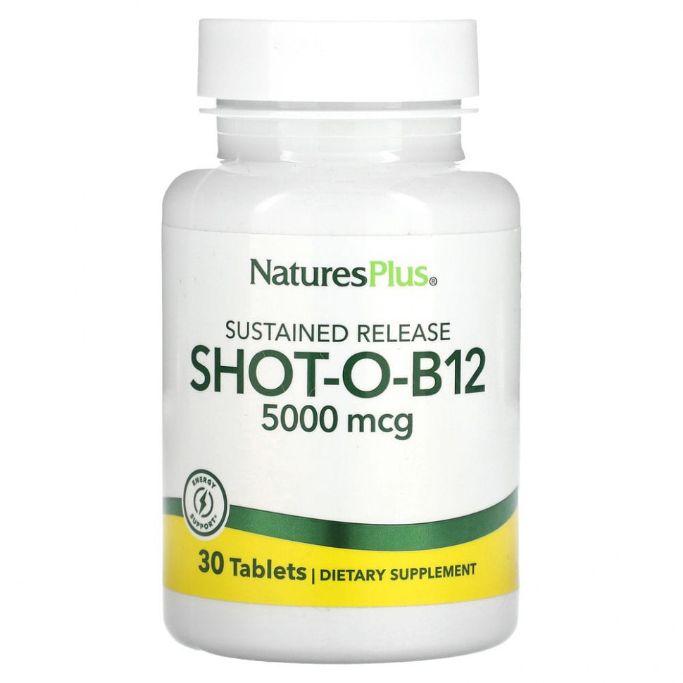   NaturesPlus, Shot-O-B12, 5000 , 30     -     -,    