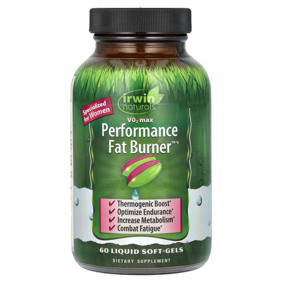   Irwin Naturals, V02 Max, Performance Fat Burner, 60         -     -,    