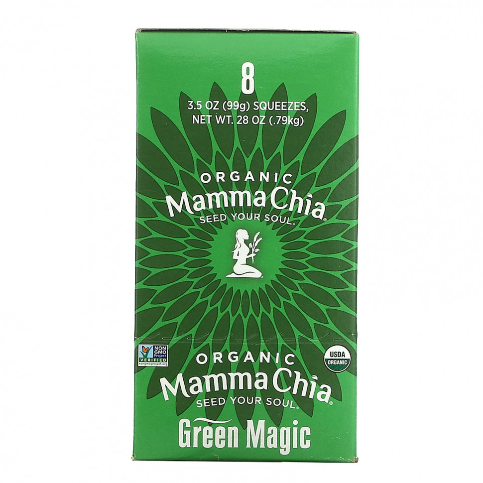   Mamma Chia, Organic Chia Squeeze, Vitality Snack, Green Magic, 8 , 99  (3,5 )    -     -,    