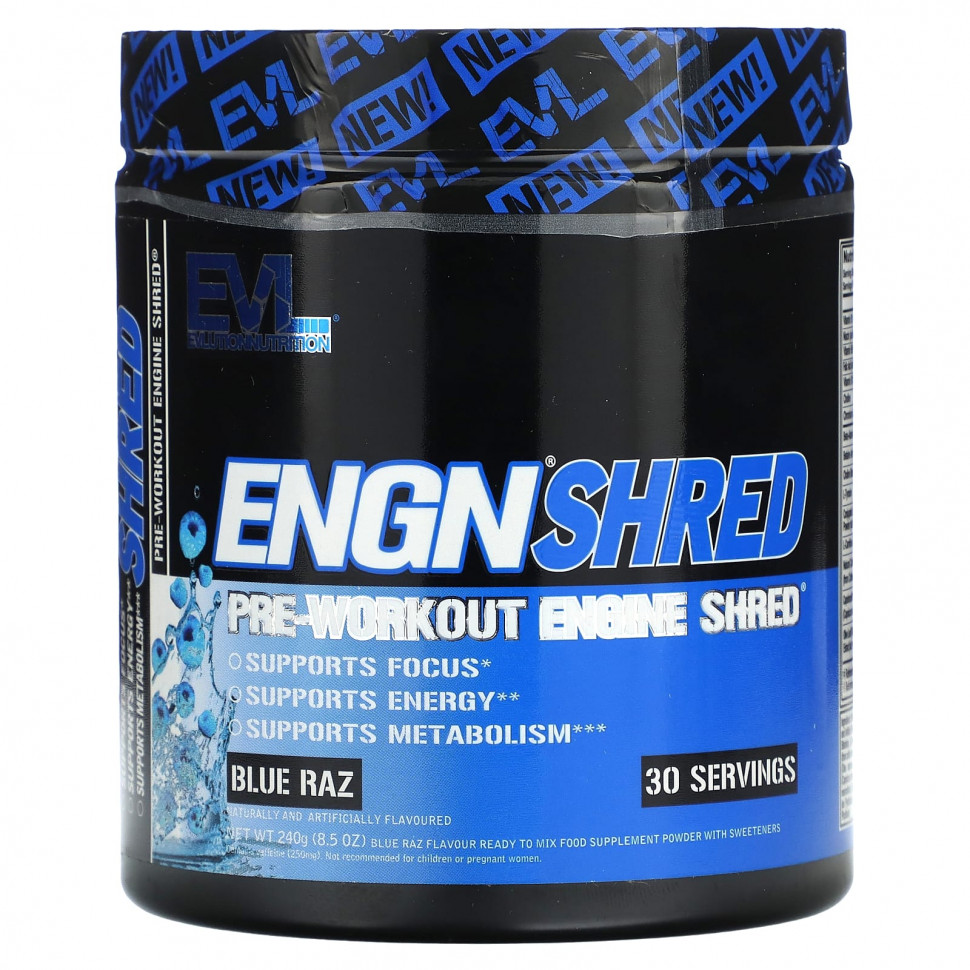   EVLution Nutrition, ENGN Shred,  ,  , 240  (8,5 )    -     -,    