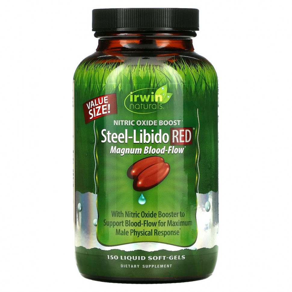   Irwin Naturals, Steel-Libido Red,  , 150         -     -,    