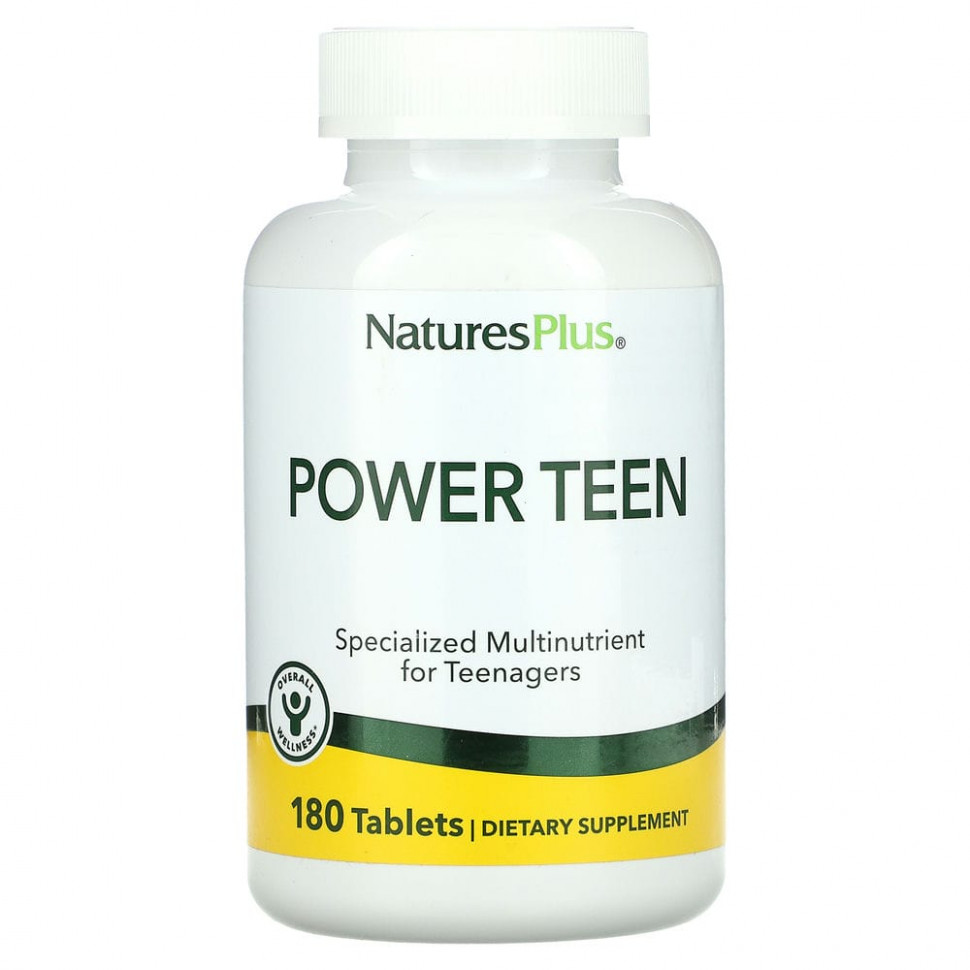   NaturesPlus, Power Teen,     , 180     -     -,    