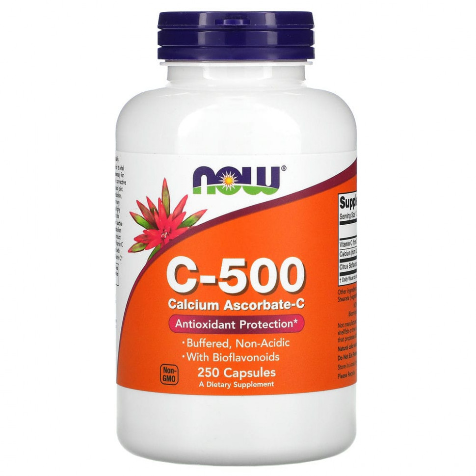   NOW Foods, C-500,  -C, 250     -     -,    