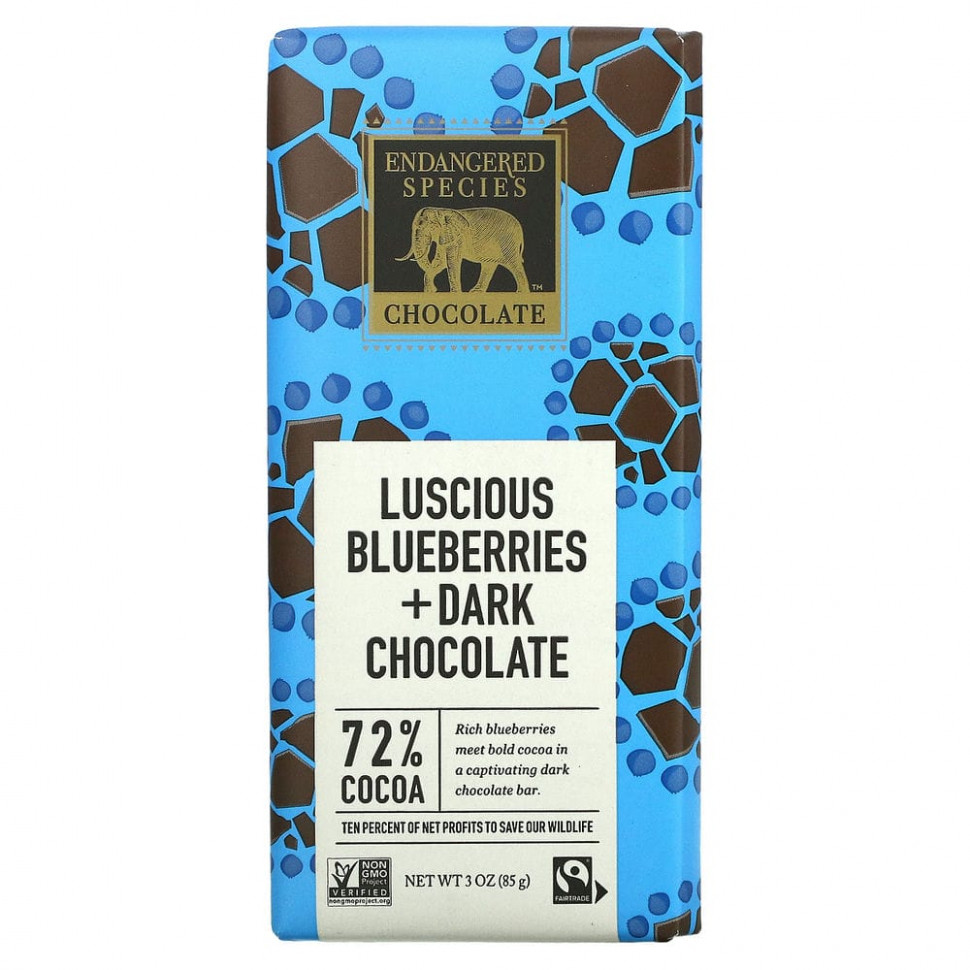   Endangered Species Chocolate,    , 72 % , 85  (3 )    -     -,    