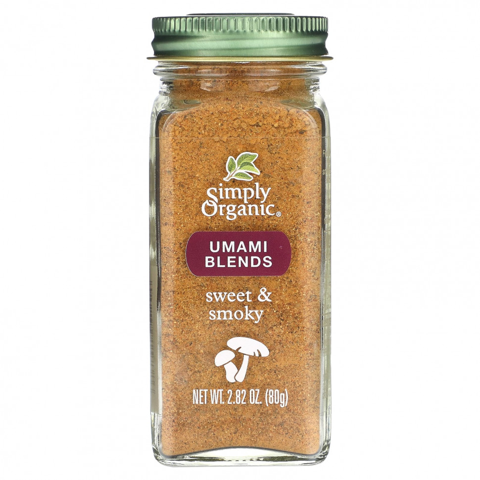   Simply Organic, Umami Blends, Sweet & Smoky, 80  (2,82 )    -     -,    