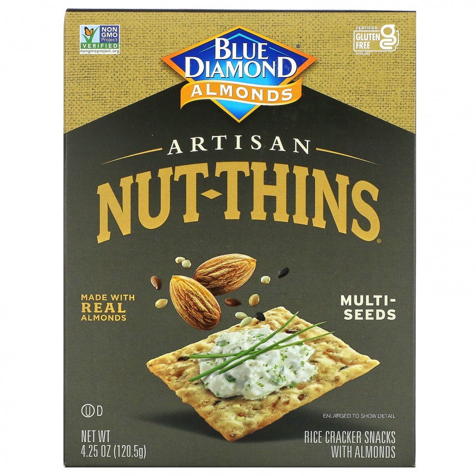   Blue Diamond, Almonds, Artisan Nut-Thins,    ,  , 120,5  (4,25 )    -     -,    