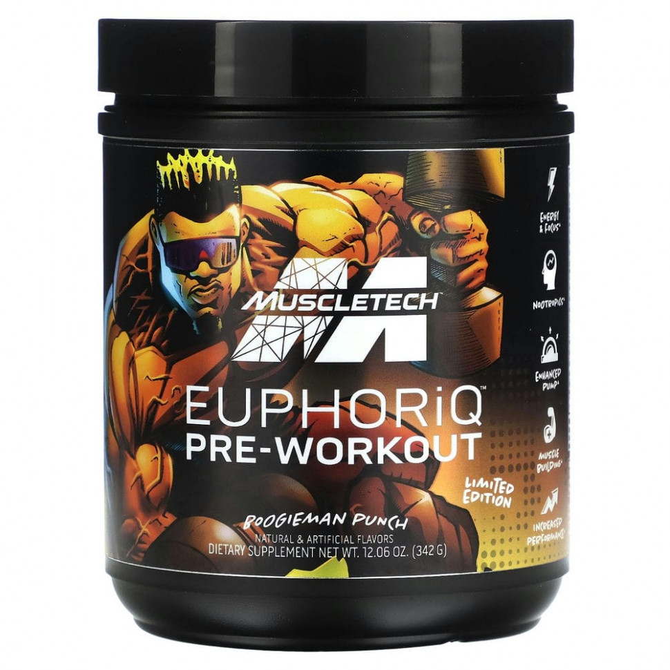   MuscleTech,  , Euphoriq,  , Boogieman Punch, 342  (12,06 )    -     -,    