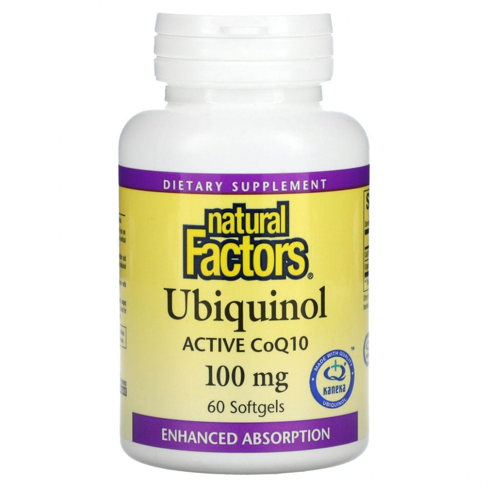   Natural Factors,  (  Q10), 100 , 60      -     -,    