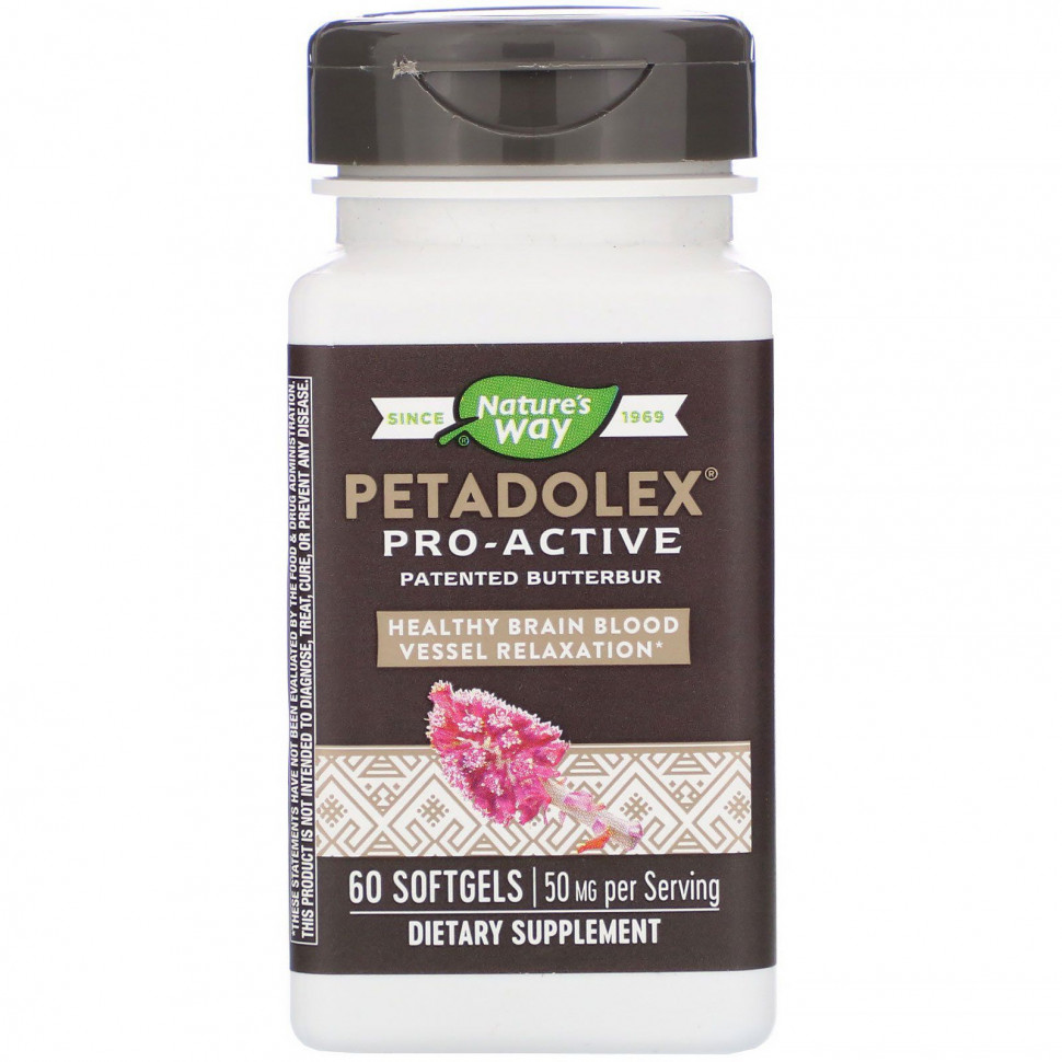   Nature's Way, PETADOLEX, Pro-Active,    , 50  , 60     -     -,    