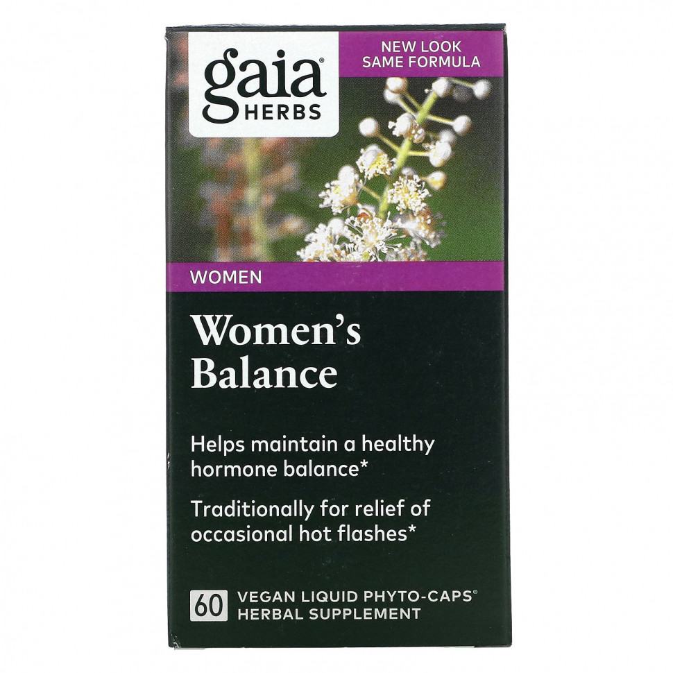   Gaia Herbs, Women's Balance, 60 Veggie Liquid Phyto-Caps    -     -,    