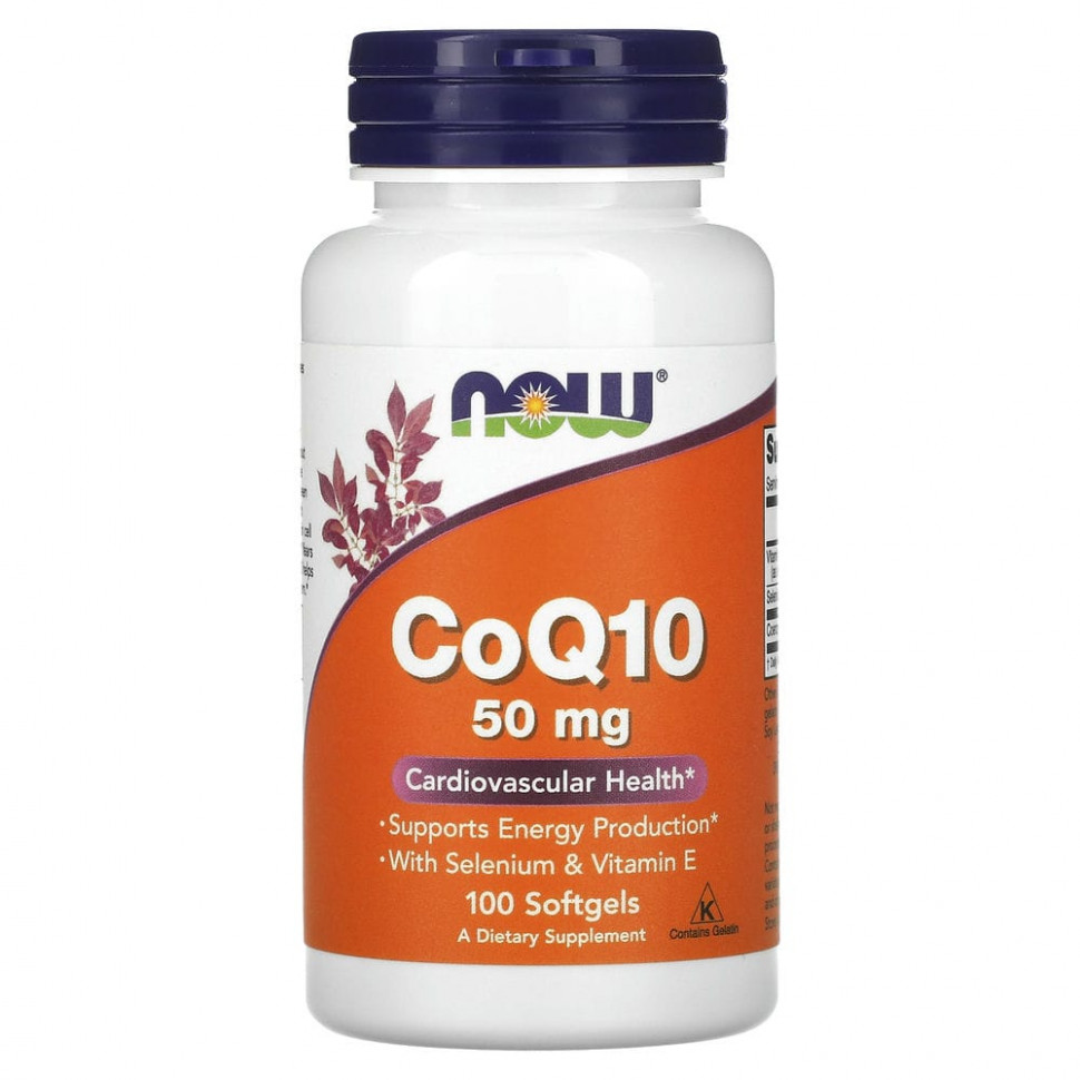   NOW Foods, CoQ10, 50 , 100       -     -,    