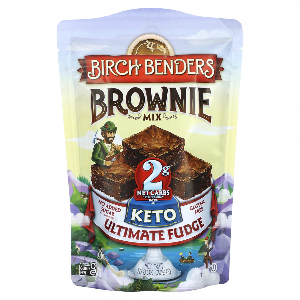   Birch Benders, Brownie Mix, Keto,  , 306  (10,8 )    -     -,    