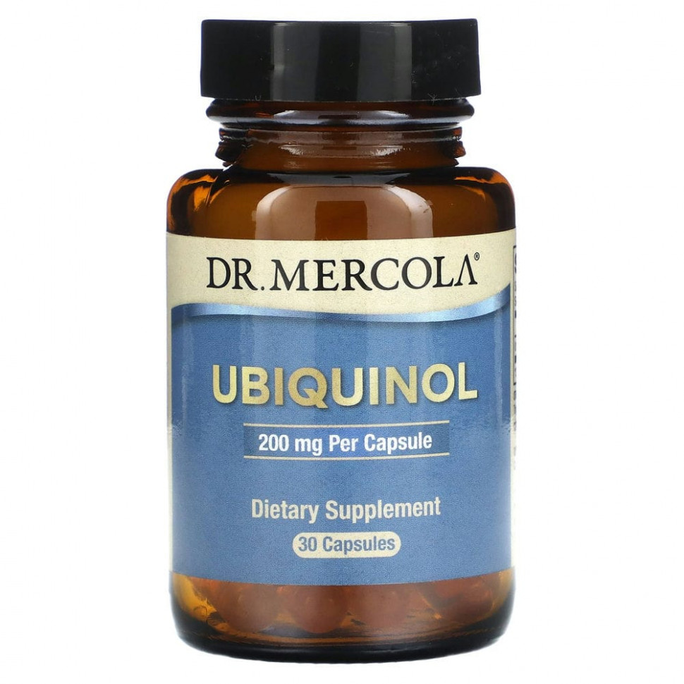   Dr. Mercola, Ubiquinol, 200 mg, 30 Capsules    -     -,    