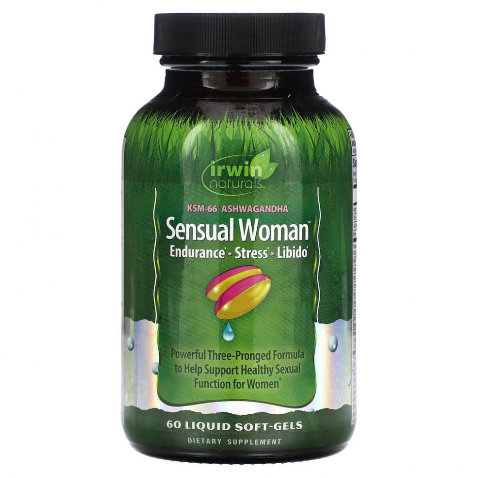   Irwin Naturals, Sensual Women, Endurance, Stress, Libido, 60        -     -,    