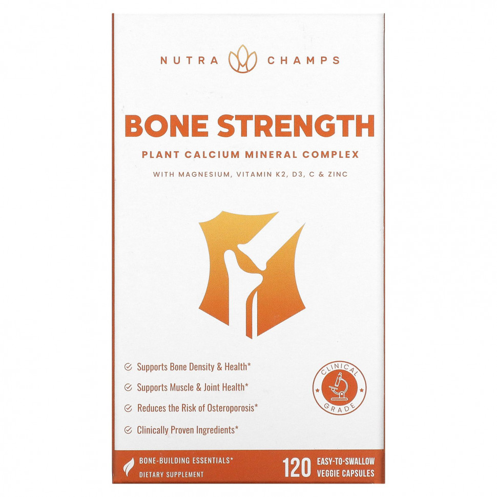   NutraChamps, Bone Strength, 120  ,       -     -,    