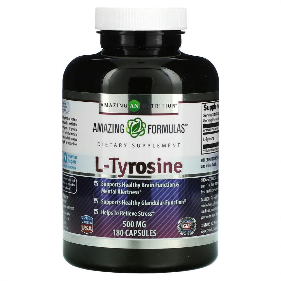   Amazing Nutrition, L-, 500 , 180     -     -,    