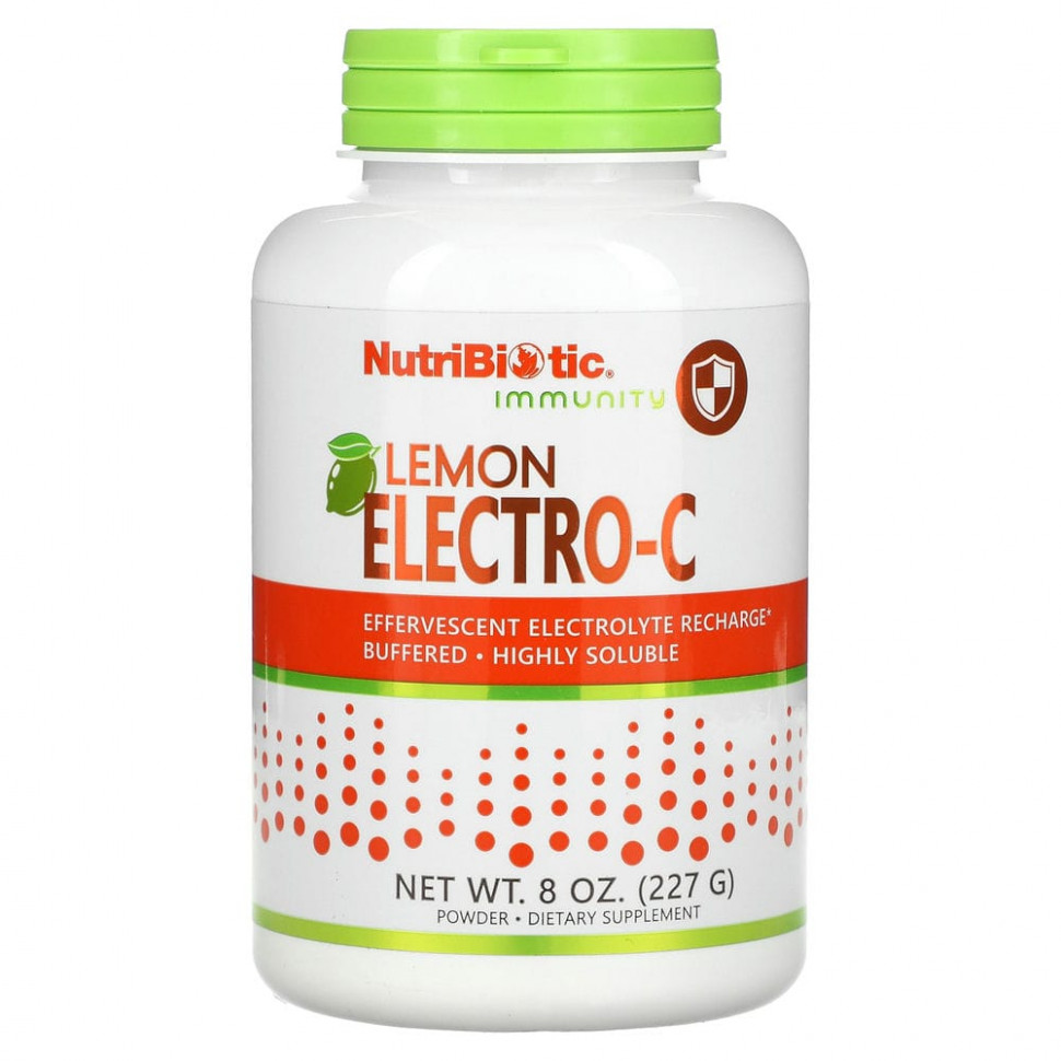   NutriBiotic, Immunity, Lemon Electro-C, 227  (8 )    -     -,    