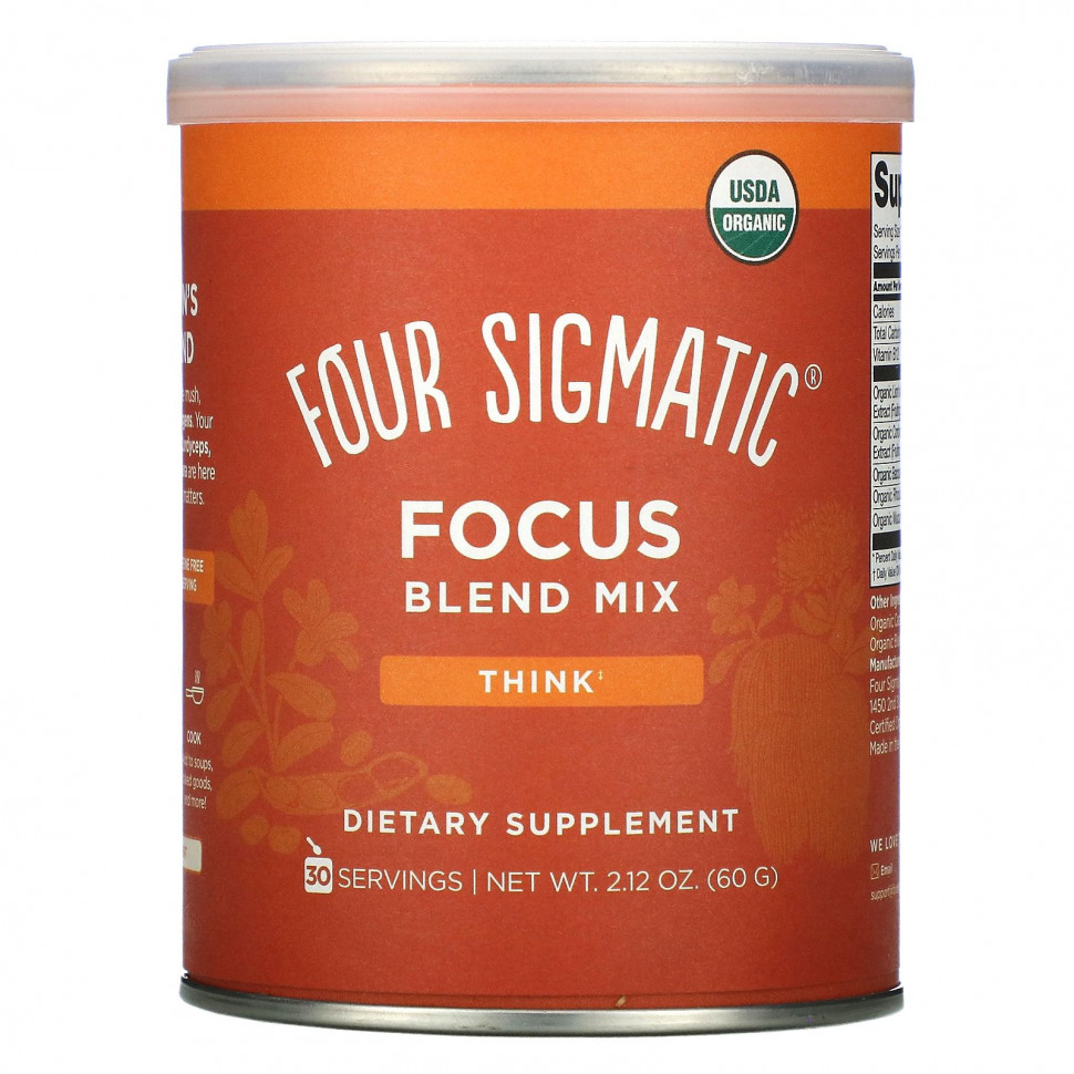   Four Sigmatic,  Focus Blend, 2,12  (60 )    -     -,    