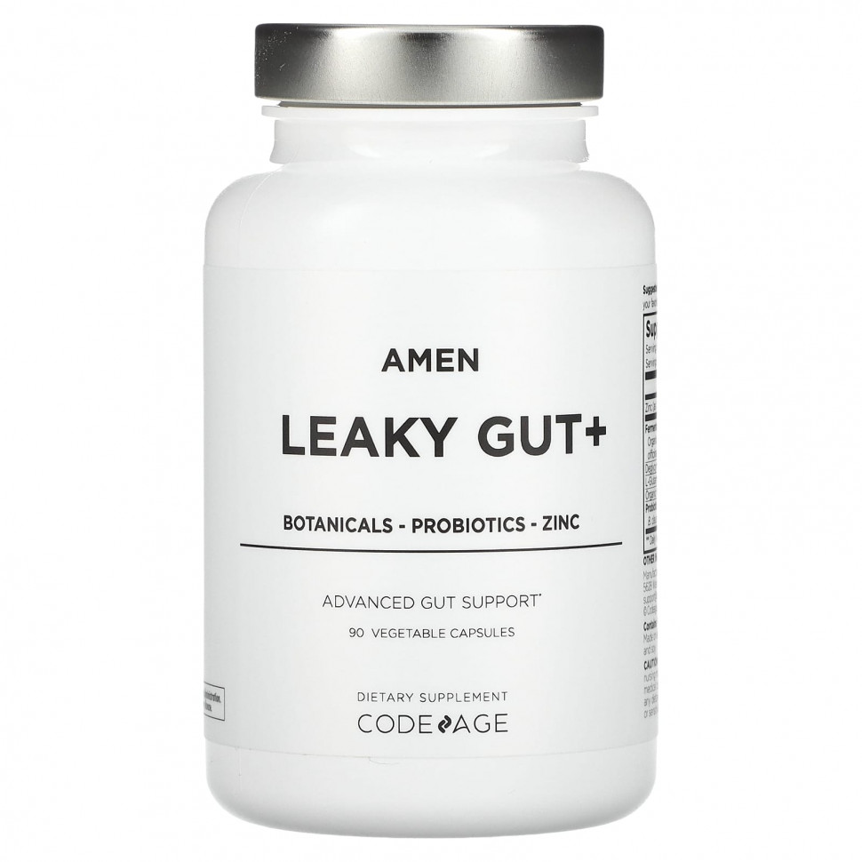   Codeage, Amen, Leaky Gut +, 90      -     -,    