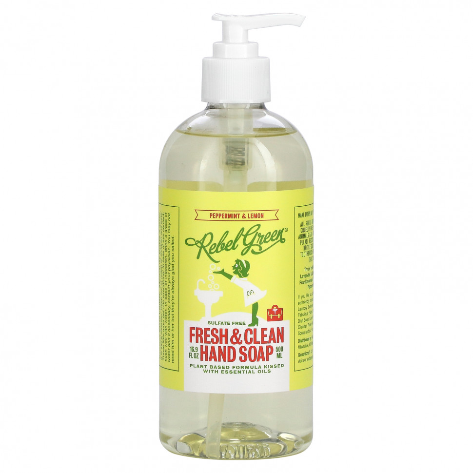   Rebel Green, Fresh & Clean,   ,    , 500  (16,9 . )    -     -,    