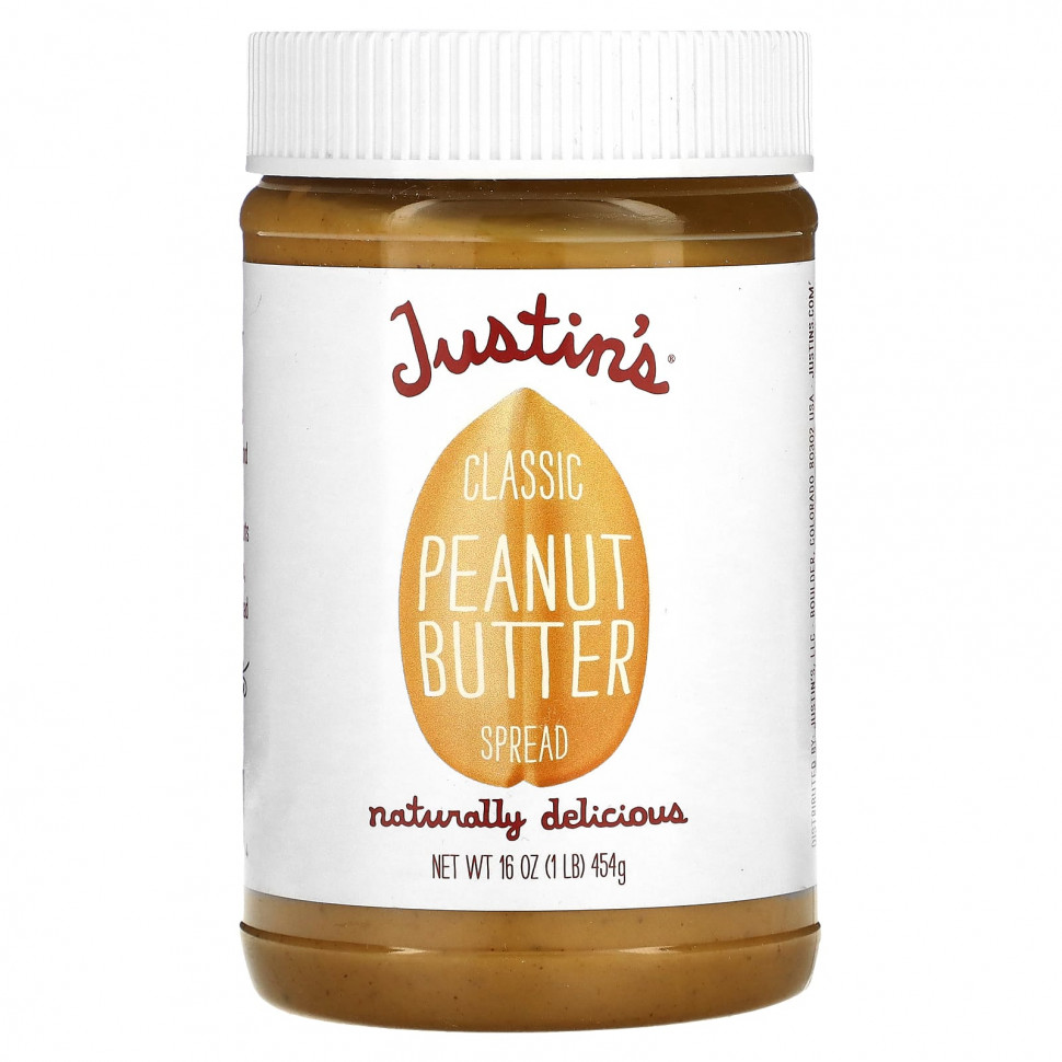   Justin's Nut Butter,   , 16  (454 )    -     -,    