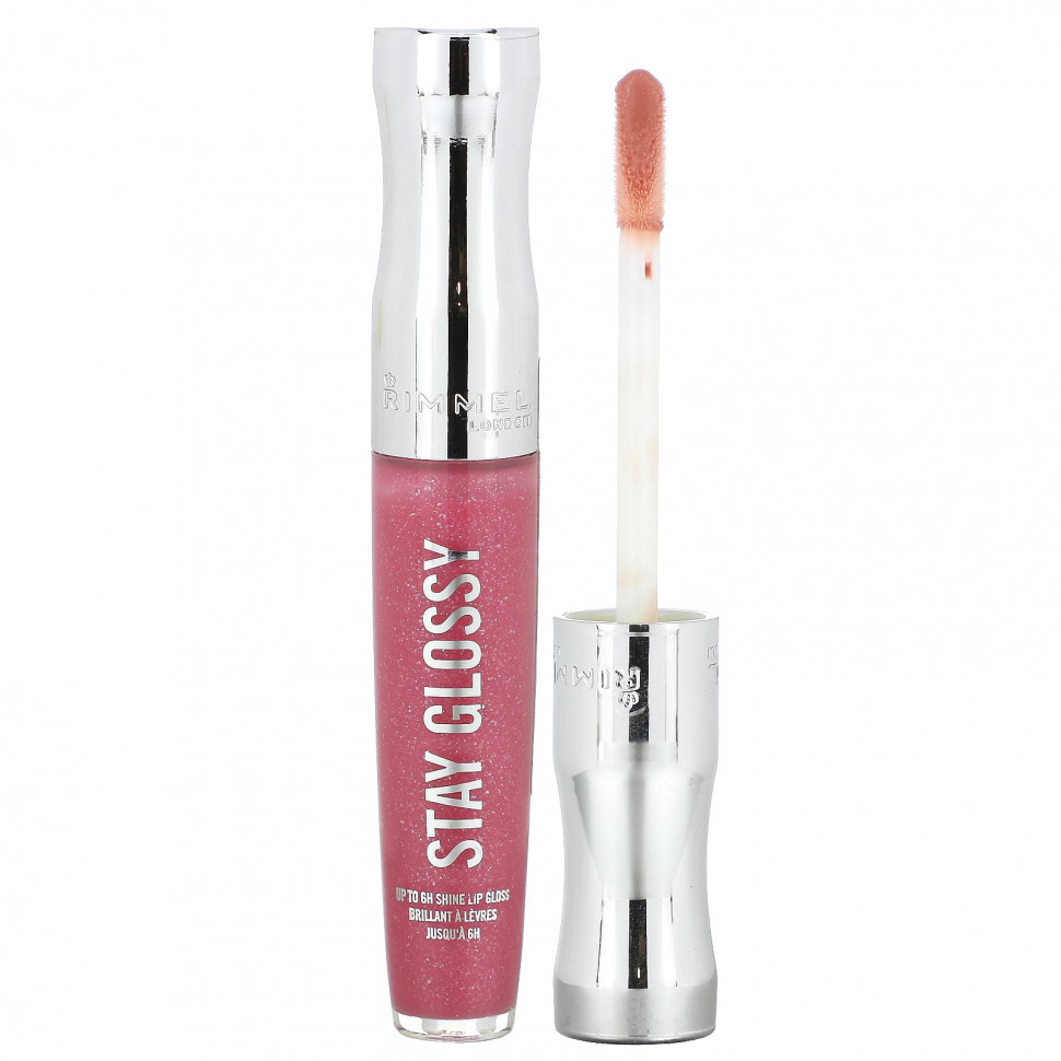   Rimmel London, Stay Glossy,   ,  160 Stay My Rose, 5,5  (0,18 . )    -     -,    