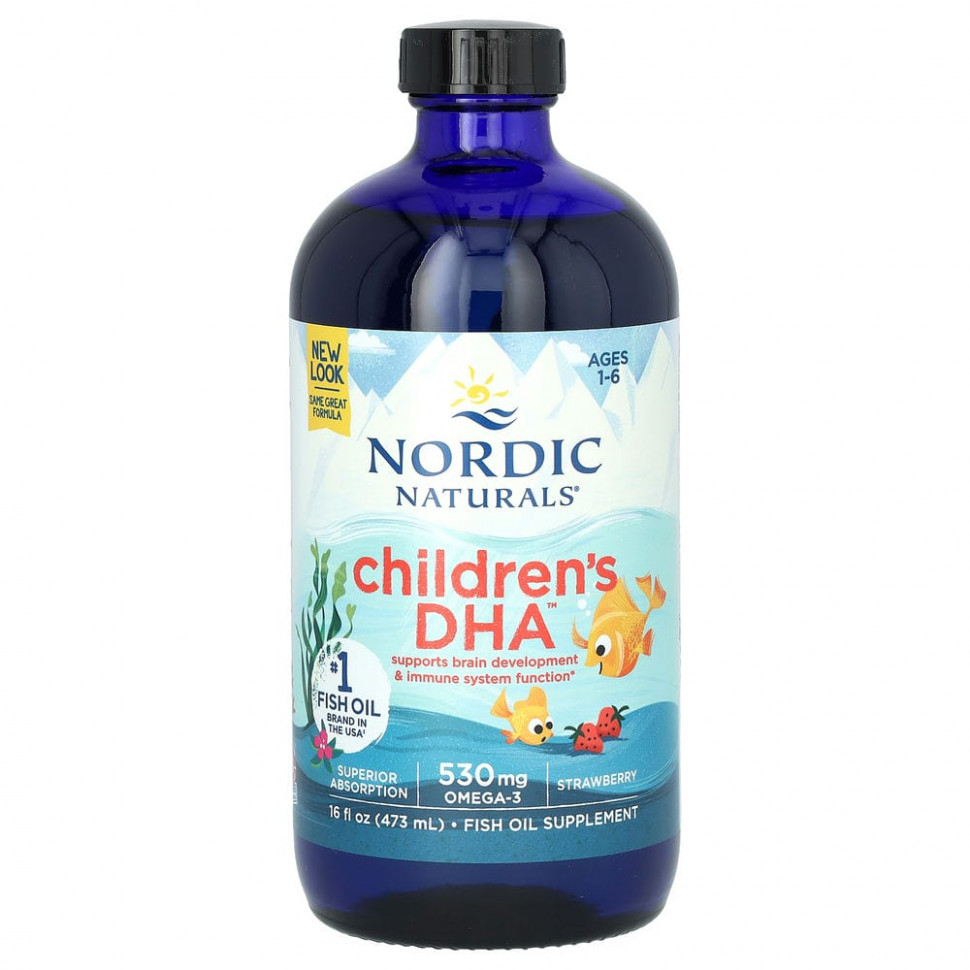   Nordic Naturals, Children's DHA, ,      1   6 , 530 , 473  (16  )    -     -,    