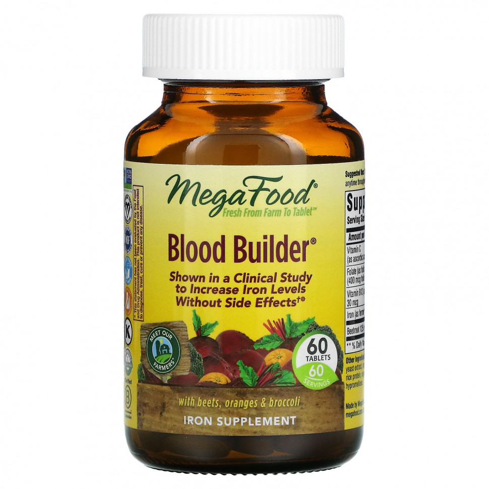   MegaFood, Blood Builder, 60     -     -,    