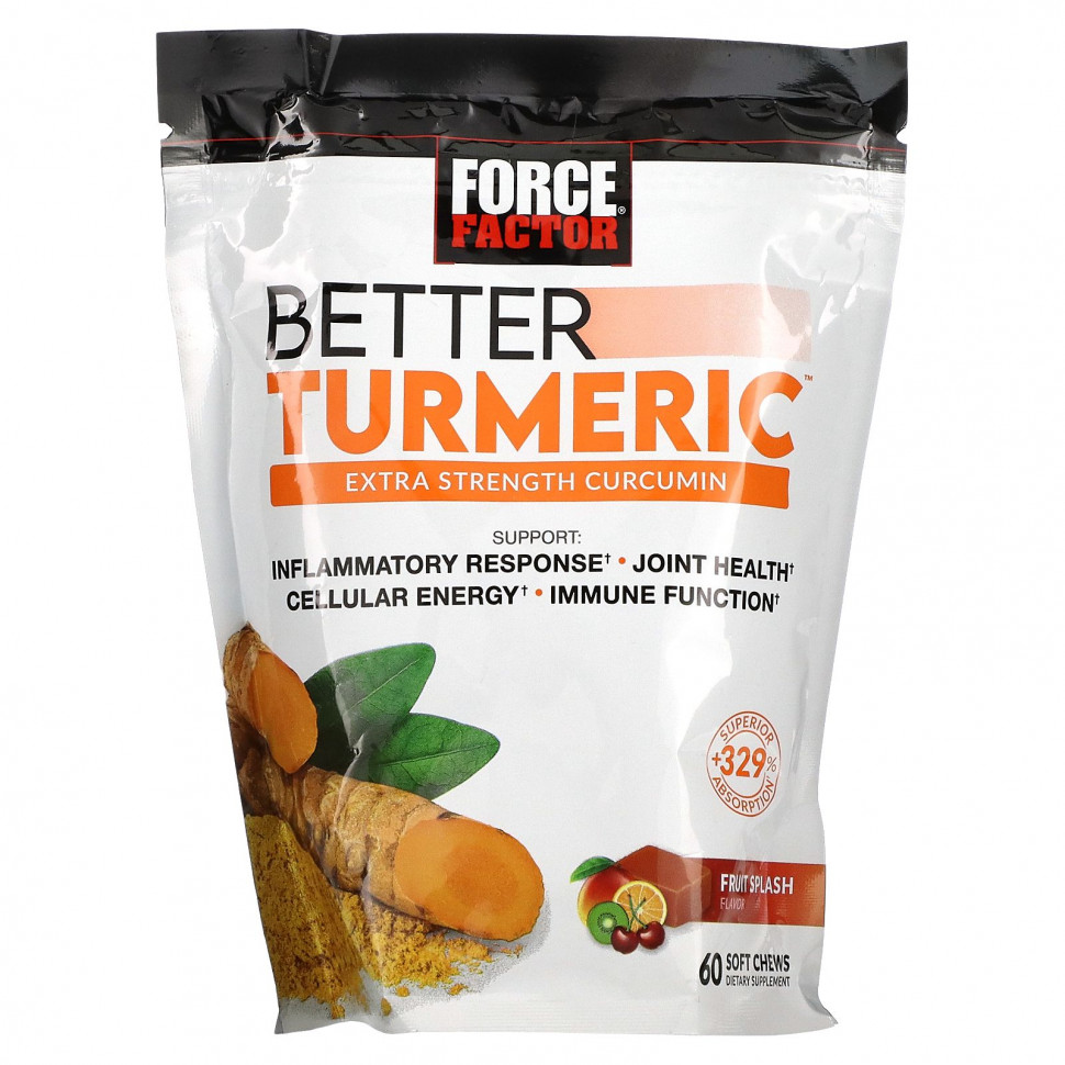   Force Factor, Better Turmeric,    ,  , 60      -     -,    