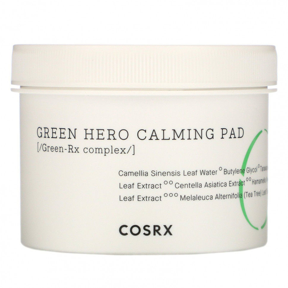   Cosrx, One Step Green Hero Calming Pad,  , 70 ., 135  (4,56 . )    -     -,    