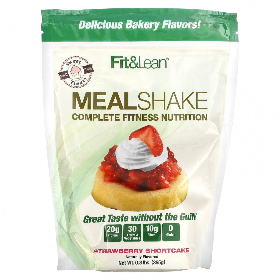   Fit & Lean, Meal Shake, Complete Fitness Nutrition,   , 365  (0,8 )    -     -,    