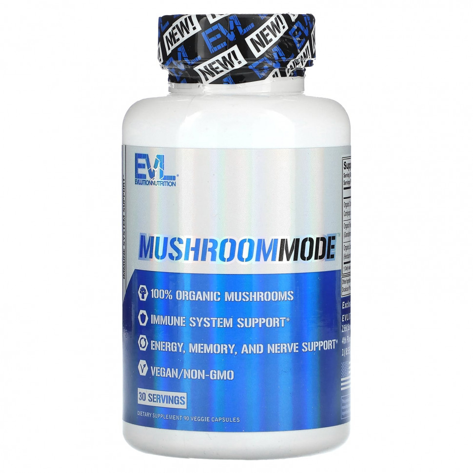   EVLution Nutrition, MushroomMode, 90      -     -,    