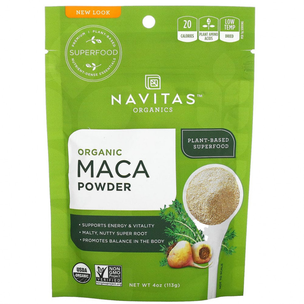   Navitas Organics,   Maca Powder, 113     -     -,    