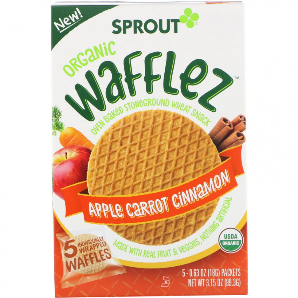   Sprout Organic,  Wafflez, ,   , 5 , 18     -     -,    