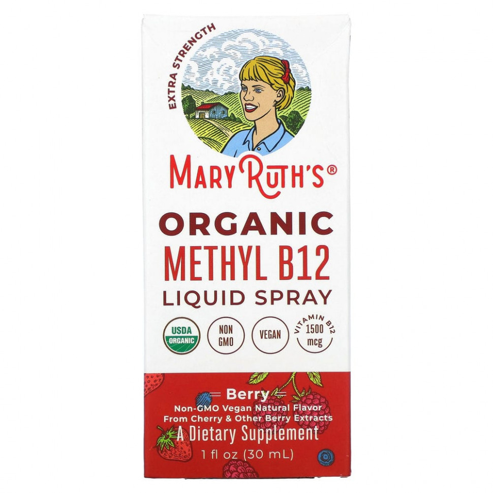   MaryRuth Organics, Organic Methly B12,  ,   , , 30  (1 . )    -     -,    