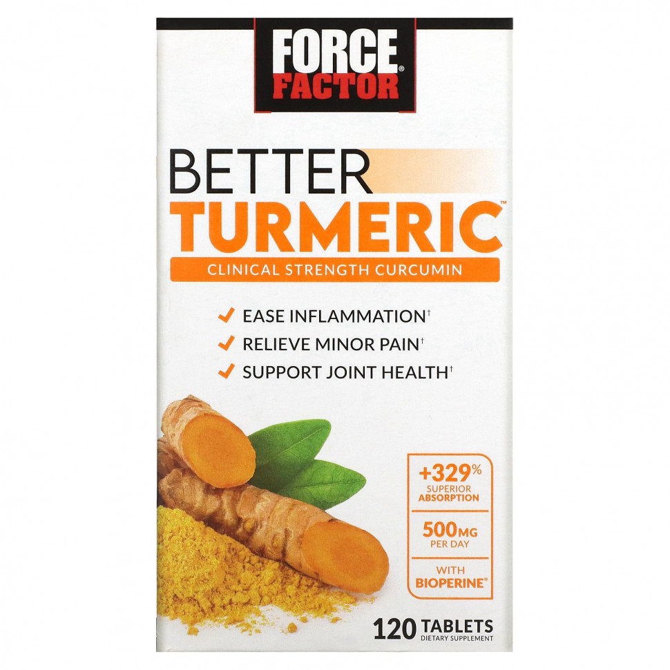   Force Factor, Better Turmeric, 120     -     -,    