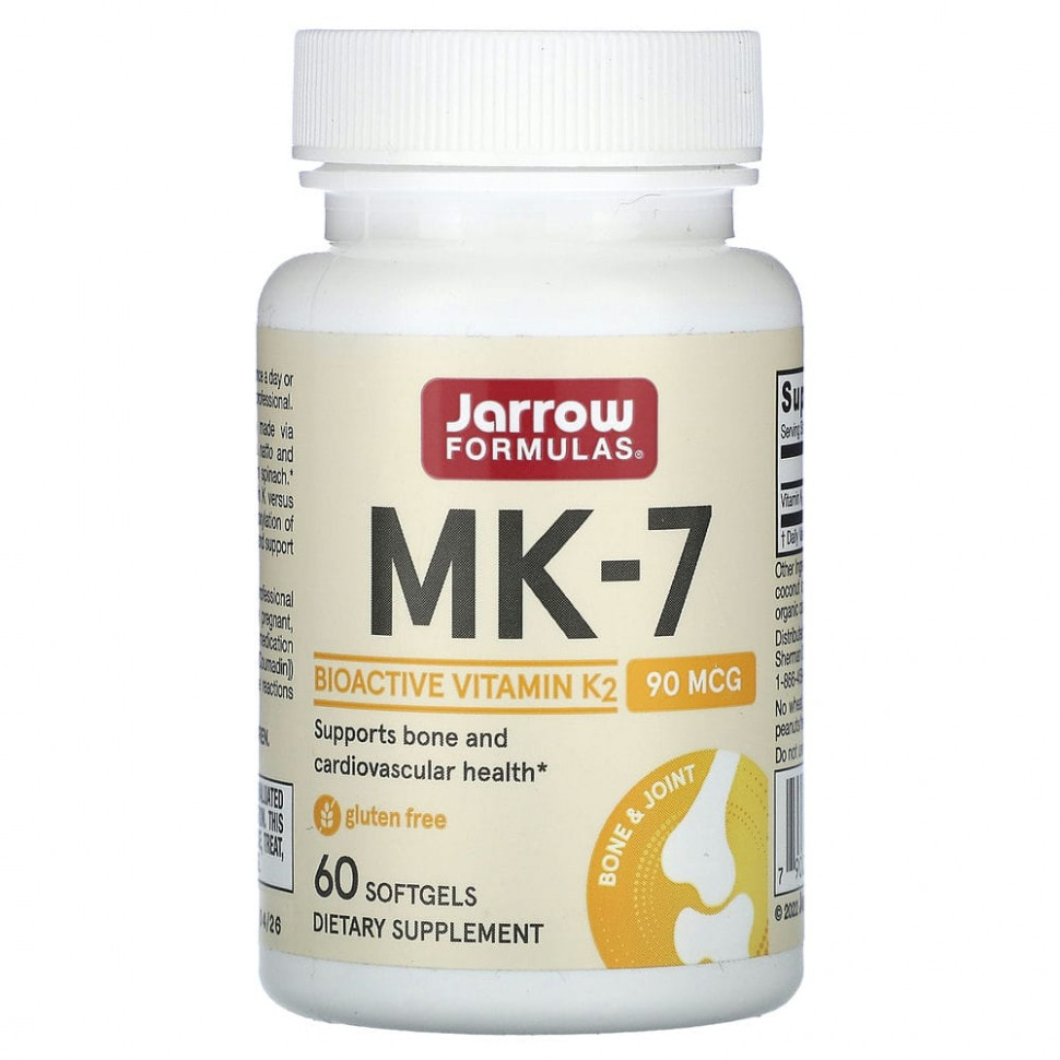   Jarrow Formulas, MK-7, 90 , 60     -     -,    