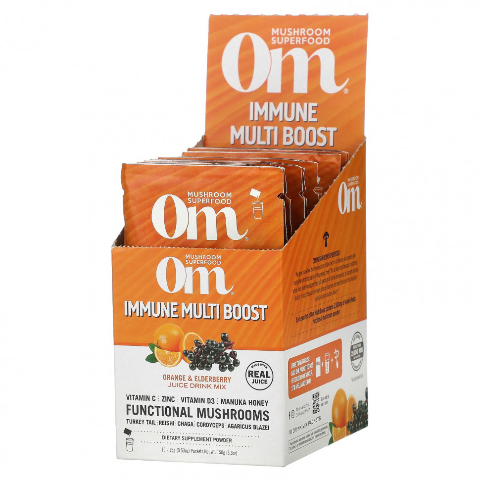   Om Mushrooms, Immune Multi Boost,         , 10   15  (0,53 )    -     -,    